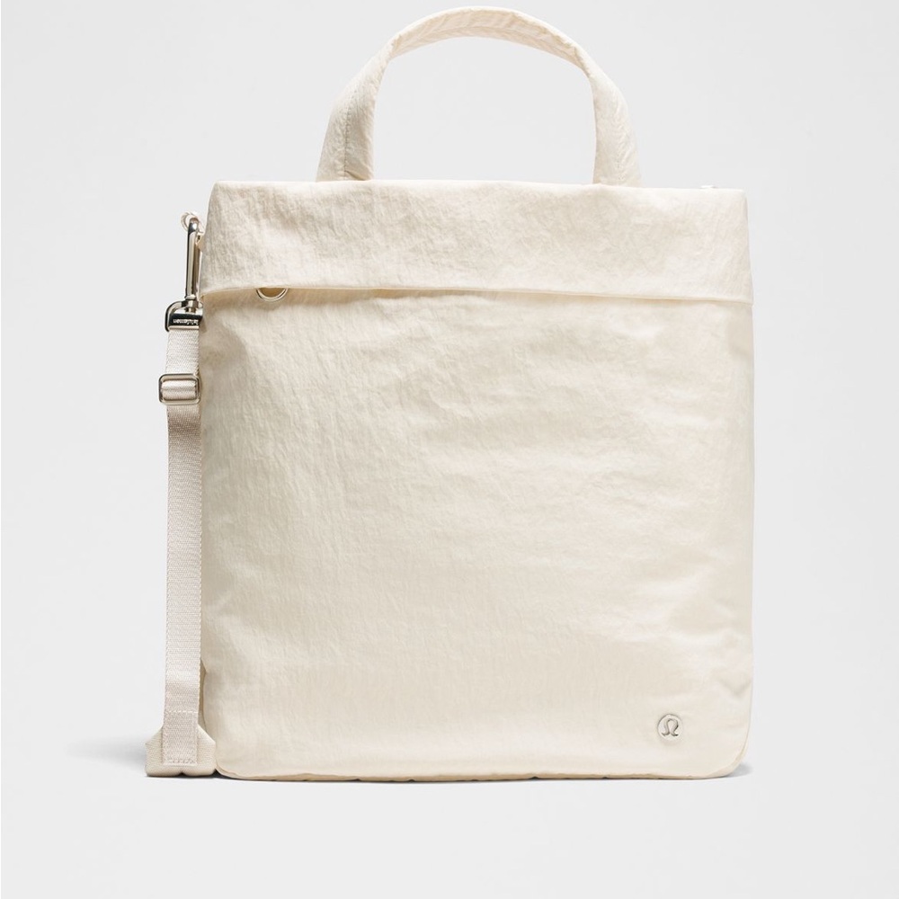 Cream lululemon gym Shoulder Bag